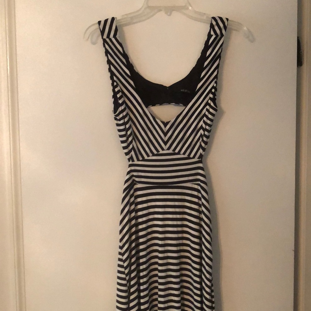 Striped Maxi Cut Out Dress